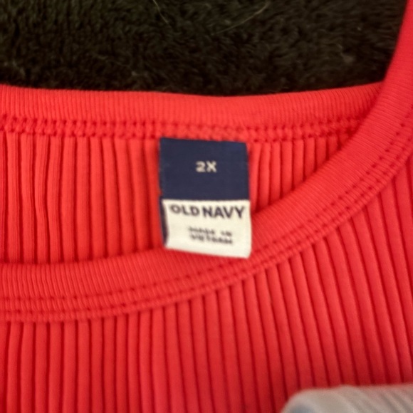 Old Navy Women's Ribbed Cropped Tank Top Set - Hot Pink and Light Blue - Picture 4 of 4